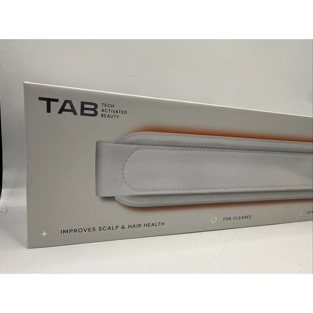 NEW SEALED -   TAB LED Scalp Therapy Headband , White TB2024-0000